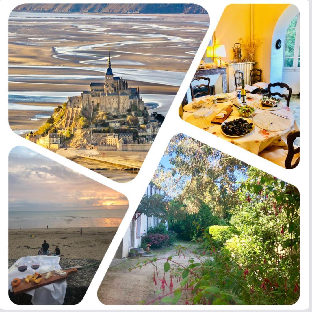 "Le Vieux Nid" Villa Carolles Buitenkant foto