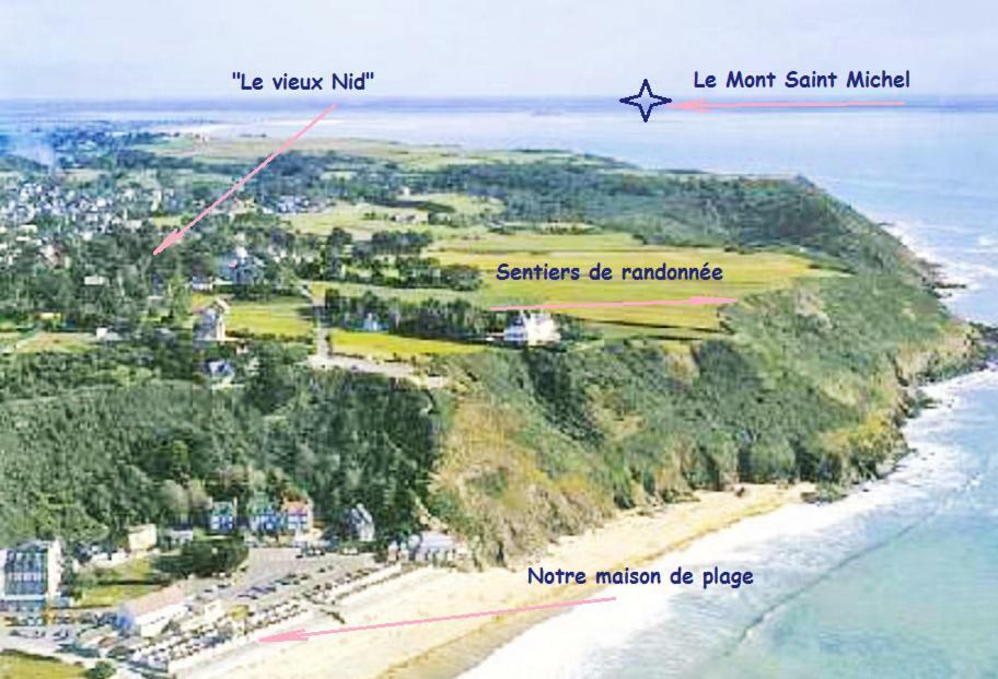 "Le Vieux Nid" Villa Carolles Buitenkant foto